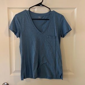 madewell v neck tee